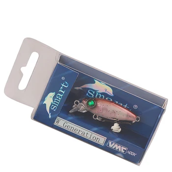 Smart 3.5 cm/2,1 g Minnow Sunku Žvejybos Masalų VMC Kabliukas Wobblers Plūduriuojantis Karpių Jaukų Isca Dirbtinis Pesca Leurre Skristi Žvejybos Reikmenys