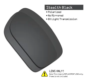 SmartVLT 3 Poros, Poliarizuota Akiniai Pakeitimas Objektyvai už Oakley Dvigubą Pranašumą Stealth Black & Silver Titano & Gintaro Ruda