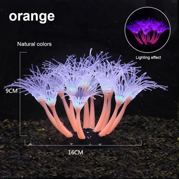 Spalvinga Žėrintis Dirbtinis Jellyfishes Koralų Akvariumas Dirbtinį Koralų Augalų Povandeninio Kraštovaizdžio Žuvų Bakas Akvariumas Accessories