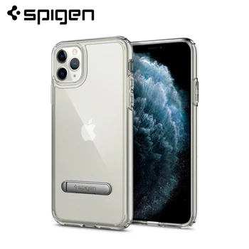 Spigen Hybrid Ultra S iPhone 11 Pro Atveju - Mil-klasės Sertifikuotos Aišku, Sunku, Nugaros Skydelio su Atrama + Lankstus, Minkštas Bamperis