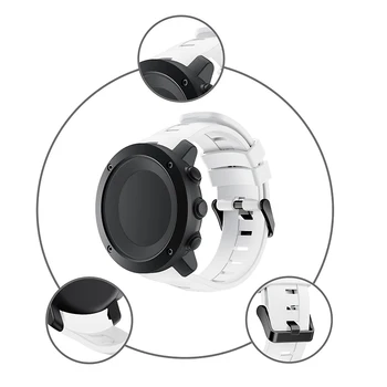Sporto Silikono watchband diržas Skirtas Suunto Ambit3 Vertikalus Žiūrėti Pakeitimo Multi-Color Kokybės Apyrankė laikrodžių dirželiai Apyrankė