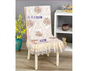 Stačiakampis Gėlių Modelio Kėdės Pagalvėlės, Virtuvės Kėdės Medvilnės Tirštėti Minkštas Valgomasis Sėdynės Pagalvėlės, Kvėpuojanti Kėdė Pagalvėlė 45*135