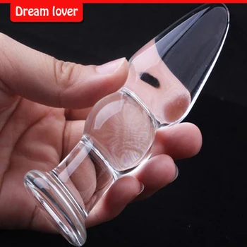 Stiklo Mini Analinis Žaislai 11*3cm, glassButt Kištuko,Sekso Žaislai suaugusiems, Kieme plug moterų/vyrų