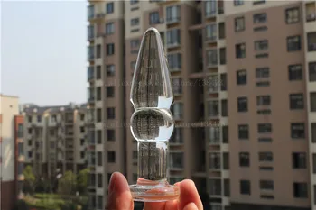 Stiklo Mini Analinis Žaislai 11*3cm, glassButt Kištuko,Sekso Žaislai suaugusiems, Kieme plug moterų/vyrų