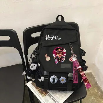 Stiliaus Anime Tualetas-Privalo Hanako Kun Modelis Nylon Kuprinė Bookbag Didelės Talpos Kelionės Krepšys Mergaitės Berniukai Studentų Mochilas