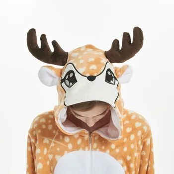 Suaugusiųjų Onesie Vaikų Kigurumi Žirafa, Naktiniai Marškiniai, Pižamos Pižamos Jumpsuit Cosplay Kostiumų Animacinių Filmų Gyvūnų Sleepwears Dizainas Tualetas