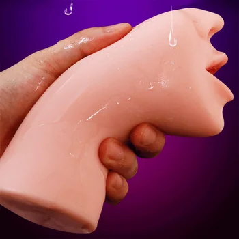 Suaugusiųjų Produktų, Dirbtinių Realus Jausmas, 3D, Deep Throat Vyrų Masturbator Žodžiu Masturbator Kišenėje Kalba Oralinio Sekso žaisliukai Vyrams