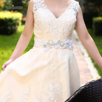 TOPQUEEN S331 Motinystės Varčios Diržo organza Gėlių Varčios Pearl Diržai Suknelės, Vestuvių Varčios Plonas Juodas Diržas Oficialų Diržas Moterims