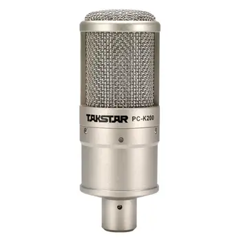 Takstar PC-K200 profesionalus garso studijoje Įrašymo ir transliavimo, scenoje veiklos Kondensatoriaus karaoke Mikrofonus Mini Mic