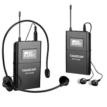 Takstar WTG500/WTG-500 UHF Belaidis garso Perdavimas Sistemą, naudoti garso ir vaizdo Mokymo 1 Siųstuvas+3 Imtuvai