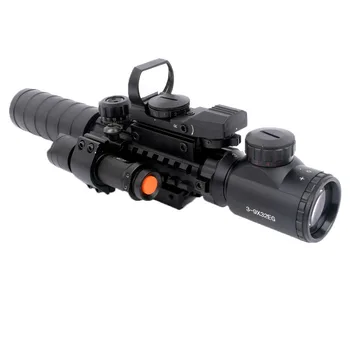 Taktinis Optinis Raudonas ir Žalias Apšviestas Riflescope 3-9X32 PVZ., Šautuvas taikymo Sritis Tilptų 11&20mm Weaver Picatinny Rail Medžioklės