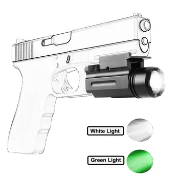 Taktinis Pistoletas Šviesos Greitai Nuimti Airsoft Pistoletas Pistoletas LED Žibintuvėlis Mini Žibintuvėlis Šviesos 20mm Geležinkelių Glock Gun
