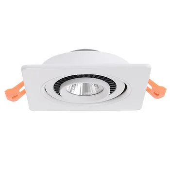 Tamsos LED downlight vieno ir dviejų galvos prožektorius LED embedded skylę šviesos gyvenamojo kambario, miegamojo, virtuvės lubų light110v220v