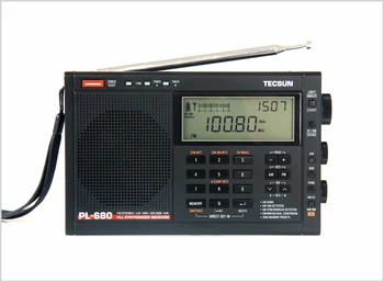 Tecsun PL-680 Radijas FM Digital Tuning Full-Band FM/MW/SBB/PLL SUSINTETINTAS Stereo Radijo Imtuvas, Nešiojamas Garsiakalbis Auto miego
