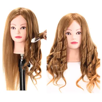 Tinashe Grožio Manekeno Galvos Šukuosena, Sumaišyti Su 85% Realus Žmogaus Plaukų Šukuosenų Maniquin Mokymo Lėlės, Už Kirpykla