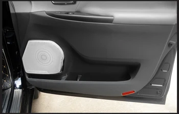 Toyota Sienna 2011-2017 Priedai 304 Gera Nerūdijančio Plieno, Sidabro Spalvos Vidaus Duris Ragų Garsiakalbis Penals Apdaila Anti-Kick Dangtis