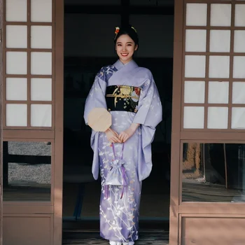 Tradicinis Japonų Kimonos Kostiumas Geiša Cosplay Obi Kimono Yukata, Skirtas Karatė Moterų Haori Suknelė Kimono Yukata Moterų FF2649