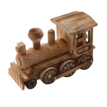 Traukinio Modelis 3D Medinė Dėlionė Žaislo Surinkimas Lokomotyvo Modelis Figūrėlės OrnamentBuilding Rinkiniai Vaikams, Vaikų Gimtadienio Dovana