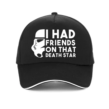 Turėjau Draugų, Kad Mirties Star Wars spausdinimo beisbolo kepuraitę mados Prekės ženklo Vyrai moterys tėtis skrybėlę reguliuojamas snapback skrybėlės gorras
