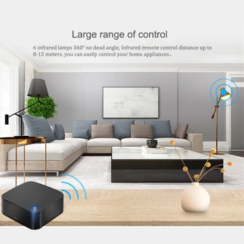 Tuya Wifi Smart infraraudonųjų SPINDULIŲ Nuotolinio valdymo pultelis Suderinamas Su Tuya/smart Gyvenimo Smart Home Oro Kondicionierius, TV, Ventiliatorius STB Infraraudonųjų spindulių Produktus