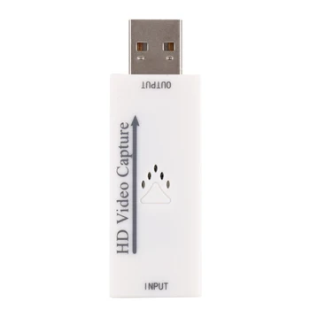 USB 2.0 HDMI Video Grabber Video Capture Card Live Transliacijos Įrašo Lange Paramą labiausiai įsigijimo programinės įrangos, pavyzdžiui, VLC OBS Amcap