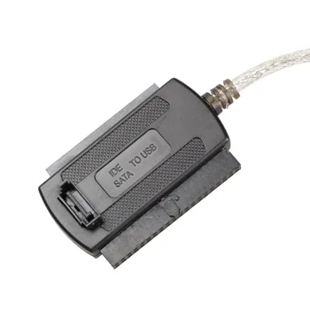 USB 2.0 į IDE, SATA 5.25 S-ATA 2.5/3.5 Colių Kietojo Disko Adapteris Kabelis PC Nešiojamas HJ55