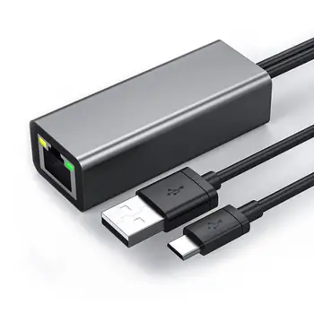 USB 3.0, Ethernet Adapteris USB 2.0 Tinklo Kortelę, RJ45 Lan Windows 10 Xiaomi Mi Box 3 S Nintend Jungiklis Ethernet USB
