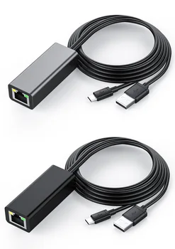 USB 3.0, Ethernet Adapteris USB 2.0 Tinklo Kortelę, RJ45 Lan Windows 10 Xiaomi Mi Box 3 S Nintend Jungiklis Ethernet USB
