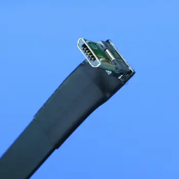 USB2.0 vyrų ir moterų, moterims, butas ilgintuvas male micro-b dvigubai lenkti Kampu 480 M/bps visu greičiu