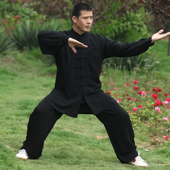 USHINE medvilnė, 5 spalvų aukštos kokybės vaikų drabužių Kovos Menų suaugusiųjų Kungfu Wing Chun Wushu kostiumas Taichi vienodas Vyras