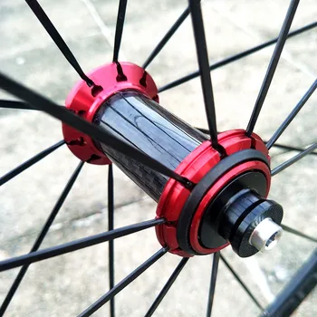 Ultralight dviračio rato nustatyti 120 žiedas guolio 700C 40mm anglies pluošto vamzdžių hub kelių dviratį varantys nustatyti V stabdžių diskai