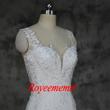 Undinė paprasta vestuvinė suknelė seksualus viršų nuimamas sijonas vestuvių suknelė pagal užsakymą pagaminti gamykloje, didmeninės kainos