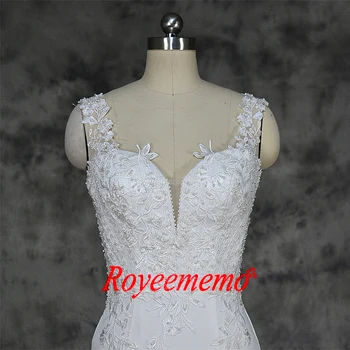 Undinė paprasta vestuvinė suknelė seksualus viršų nuimamas sijonas vestuvių suknelė pagal užsakymą pagaminti gamykloje, didmeninės kainos