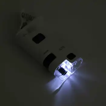 Universalus 120-190X Mobiliojo Telefono Mikroskopu Juvelyrikos Identifikacija Reguliuojamas Objektyvas Zoom mobiliųjų Telefonų Įrašą su LED Šviesa