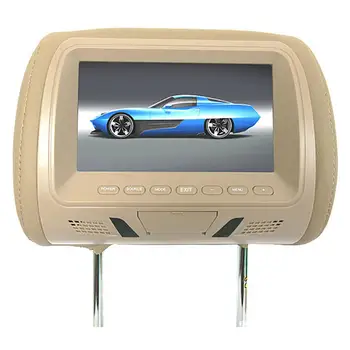 Universalus 7 Colių Automobilių Pogalvių Monitorius Galinės Sėdynės Pramogų Multi-funkcija Žaidėjas Automobilių Priedai, eksploatacinės medžiagos