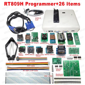 Universalus RT809H EMMSP-Nand FLASH Programuotojas+26 Straipsnių SOP8 flash Adapteris EMMSP-NAND NEI geriau, nei RT809F Nemokamas pristatymas