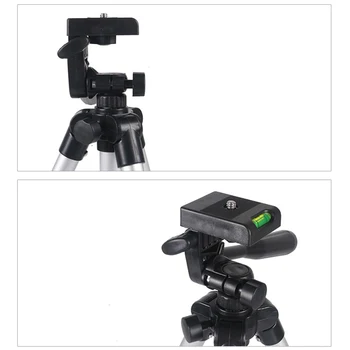 Universalus Trikojo Nešiojamas Skaitmeninis Fotoaparatas, vaizdo Kameros Trikojis Stovas Žibinto Laikiklis Lengvas Aliuminio Canon Nikon Sony EM88