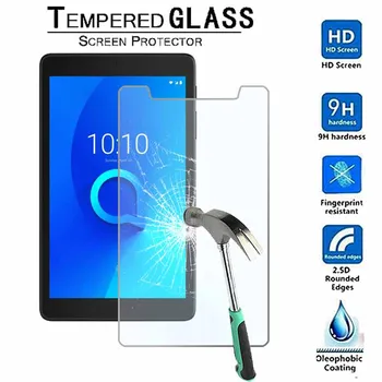 Už Alcatel 3T 8 - 9H Premium Tablet Grūdintas Stiklas Screen Protector, Plėvelės Raštas Guard Dangtis