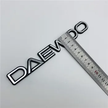 Už Daewoo emblema Galinė Bagažinė Bagažinės Logotipo Raidės Ženklelis Lentele Simbolis Decal