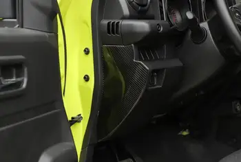 Už Suzuki Jimny 2019+ Automobilio Interjero Aksesuarų Konsolė Šoninis Skydelis Dekoratyvinis Lipdukas Minkštas Anglies Pluošto Išvaizdą, Automobilio Stiliaus