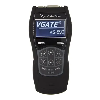 VGATE VS890 OBD2 Kodo Skaitytuvas Universalus OBD2 Skaitytuvas Multi-language ir Automobilio Diagnostikos Įrankis Vgate MaxiScan VS890 Nemokamas Pristatymas