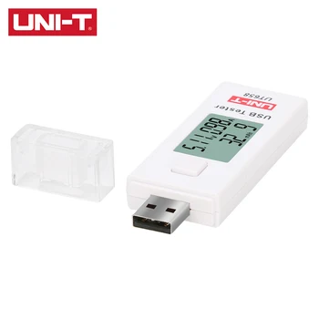 VIENETO UT658B/UT658 Skaitmeninis Srovė USB-Testeriai 10 Rinkiniai Talpos Duomenų Saugojimo LCD Ekranas 10cm Kabelio Ilgis
