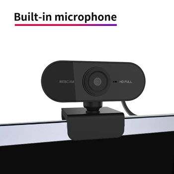 VKTECH 1080P HD Webcam USB 2.0 Web Kamera, Video Online Mokymo Konferencija Mikrofonas CMOS Kamera Kompiuterių KOMPIUTERIO Monitorių