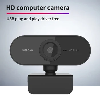 VKTECH 1080P HD Webcam USB 2.0 Web Kamera, Video Online Mokymo Konferencija Mikrofonas CMOS Kamera Kompiuterių KOMPIUTERIO Monitorių