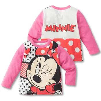 Vaikai Berniukai Elsa Marškinėliai Kūdikiams Ilgomis Rankovėmis Mickey Minnie Mouse Viršūnes Vaikų Rudens Automobiliai Kietas Medvilnės Palaidinukė Berniukui, Mergina T Shirts