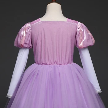 Vaikai Cosplay Mergaičių Suknelė Princesė Sofija Rapunzel Suknelės Visas Rankovės Maskuotis Šalis Elsa 
