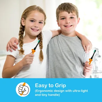Vaikai Elektriniai dantų šepetėliai Burnos Sonic stovėti Vaikams Proalpha S320 Elektroninių Šepetys Vaikams Etapais baterijas, dantų šepetėlis