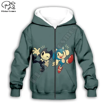 Vaikai Medžiaga Anime Super Sonic Animacinių filmų 3d hoodies/berniukas palaidinukė Animacinių filmų Karšto Filmo stilius-20