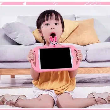 Vaikai Minkšto Silikono Tablet Atveju Xiaomi Mi Trinkelėmis 4 8.0 Mielas atsparus smūgiams gaubtas Xiaomi Mipad 4 Coque Mi Pad4 8 colių Funda Shell