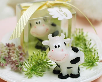 Vaikų gimtadienio prekių kūrybingi gimtadienio žvakučių, Jautis, karvė Zodiako rankų darbo dovanos